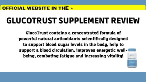 GlucoTrust Reviews – ((BEWARE!)) – GlucoTrust Blood Sugar Support – Glucotrust Reviews - GlucoTrust