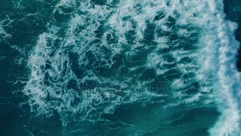 My Drone Scene of Beautiful sea waves