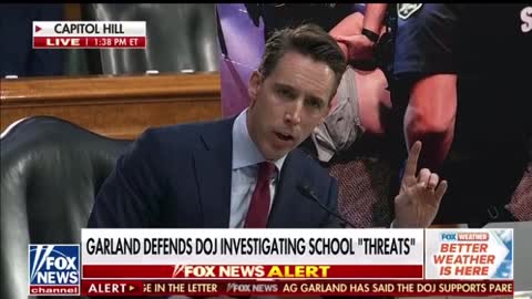 Josh Hawley on Merrick Garland 10/27/2021