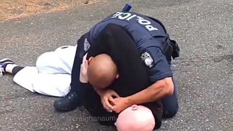 Officer Uses Jiu-Jitsu to Defend Himself