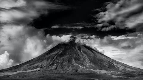 Black & White: Cold Mountain | 4K Screensaver for TV Frame #blackandwhitephotography