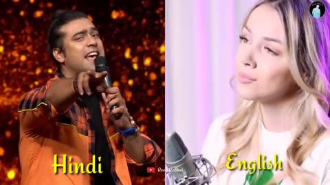 Male voice female voice hindi and English