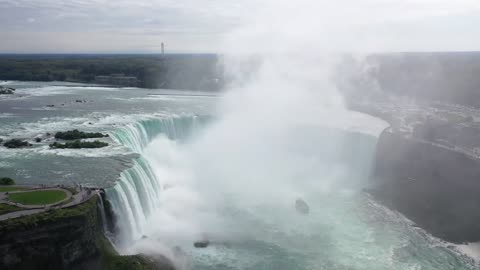 wow it's amazing to enjoy the beauty of the waterfall from above