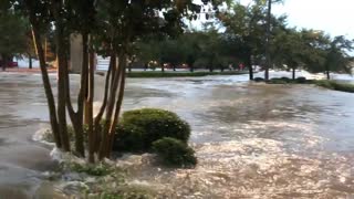 Flooding Flows Down Streets as Traffic Crawls