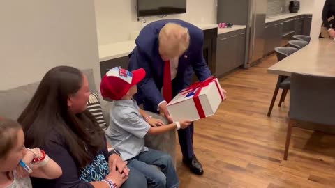 INCREDIBLE: Trump Delivers AMAZING Birthday Present To Young Boy