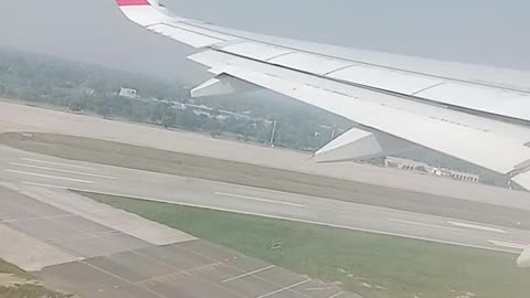 Air Arabia safe take off from Lahore.