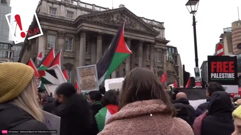 Manifestación pro Palestina en Washington