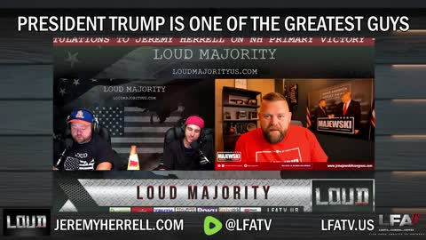 LFA TV SHORT CLIP: J.R MAJEWSKI HAS KIND WORDS TO SAY ABOUT TRUMP!