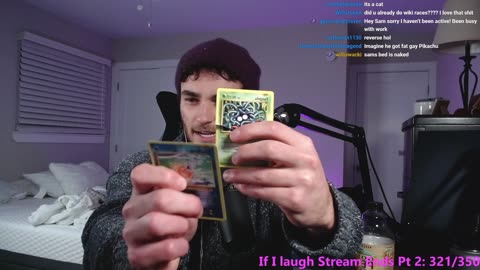 Sambucha Rips A Pokemon Card...