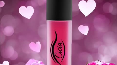 Cicia Premium Pink Lip Oil - Cherry Moisturizing and Nourishing Glossy Finish | Lip Care Treatment