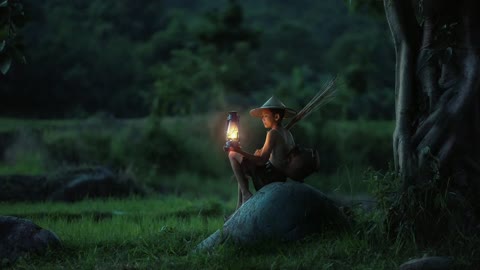 Relaxing and Focus Music With Natural Sound of Crickets