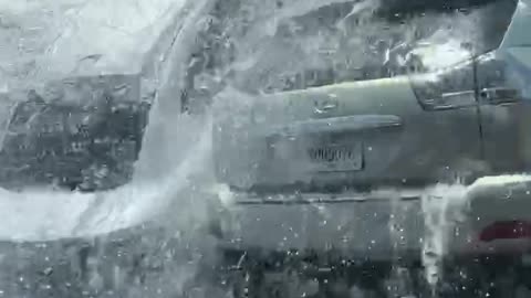 Water Pressure Holds up Car