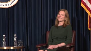 Justice Barrett Makes A HILARIOUS Joke After Heckler Interrupts Event