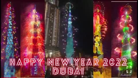 Happy New Year 2022 DUBAI