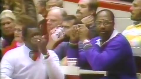 January 21, 1989 - George McGinnis & Steve Downing at IU-MSU Game