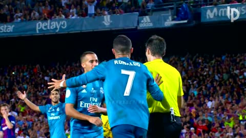 Cristiano Ronaldo vs Referees: Crazy Moments!