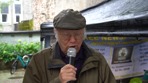 Totnes Freedom March with John and Professor Lister.