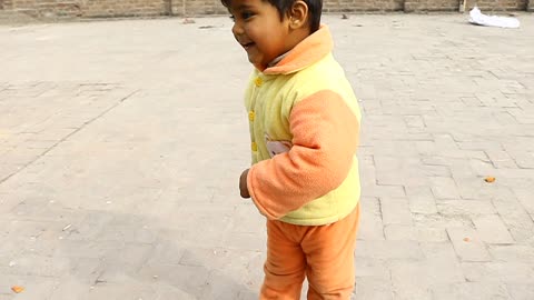 hilarious Dance performance by a cute kid at home