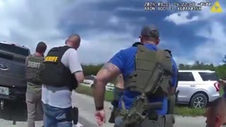 Bodycam footage of the arrest of Trump shooter Ryan Routh