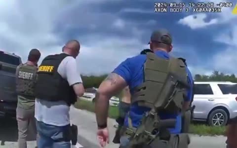 Bodycam footage of the arrest of Trump shooter Ryan Routh