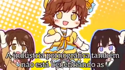 Anime divertido alertando os perigos da pornografia