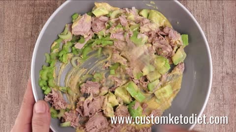 Keto Curry Spiked Tuna and Avocado Salad