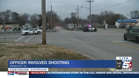 Kansas City, Kansas, Officer Shot in Arm; Suspect at Large