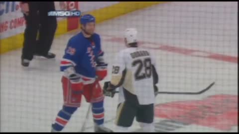 NHL: Eric Godard vs. Colton Orr (2008)