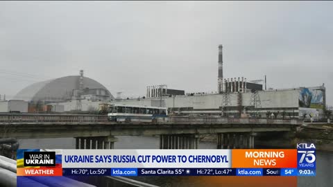 Ukraine says Russia cut power to Chernobyl