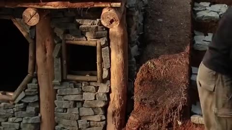 Primitive Bushcraft Shelter In The Rain Forest