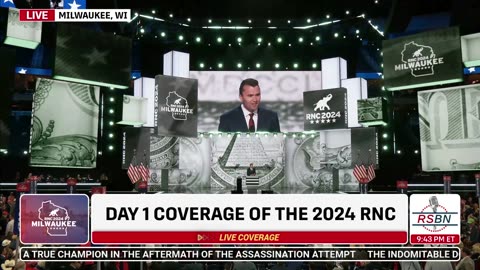 WATCH: Charlie Kirk Speaks at 2024 RNC in Milwaukee, WI - 7/15/2024