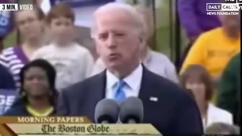 WHEN SLEEPY JOE BIDEN IS LEFT TO THINK FOR HIMSELF.