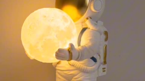 Astronaut Creative Bedroom Bedside Spaceman Lamps