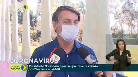 Bolsonaro anuncia que tiene coronavirus pero dice estar "bien" y "sin pánico"