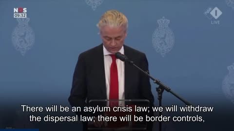 Geert Wilders On Extremist Islam And Immigration