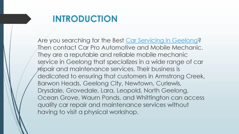 Car Servicing in Geelong