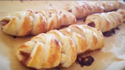 Homemade Caramel Apple Turnovers