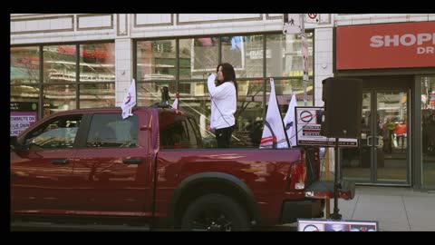 A speech by Kelly Anne Wolfe at the April 2, 2022 rally at Dundas Square in Toronto