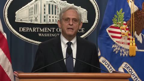 Merrick Garland Press Conference/Clown Show (With Laugh Track)