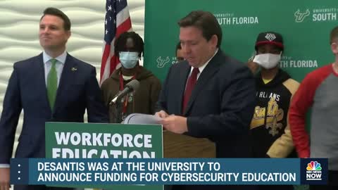 Watch: Florida Governor Ron DeSantis Scolds Students For Wearing Masks