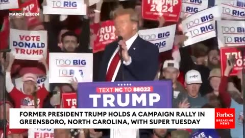 Trump Reacts To Winning Missouri Republican Primary