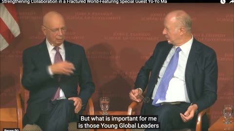 Klaus Schwab 2017 Harvard WEF young global leaders penetrating cabinets