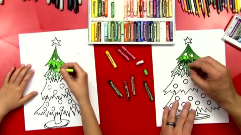 How To Draw A Christmas Tree