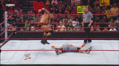 FULL MATCH JHON CENA VS RANDY ORTON SUPER STAR OF THE YEAR TOURNAMENT FINAL RAW DECEMBER 14 2009