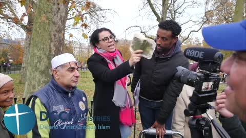 Direction of Allah's prayers @ Speakers Corner Hyde Park DCCI