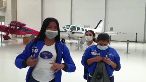 Así va la travesía de las niñas santandereanas que viajaron a la NASA