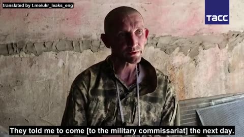 A Ukrainian prisoner