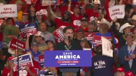 Harriet Hageman Remarks at Save America Rally in Casper, WY - 5/28/22