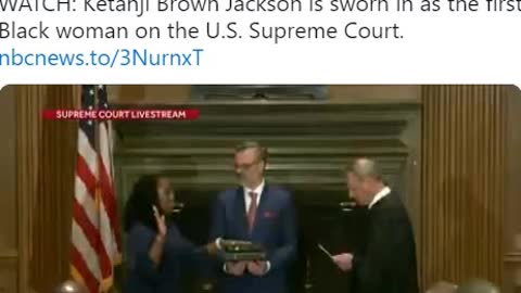 you know you are living in the twilight zone when this happens in the world. something seriously wrong. Ketanji Brown Jackson Sworn in to Supreme Court; First Justice Who Doesn’t Know What Is a Woman