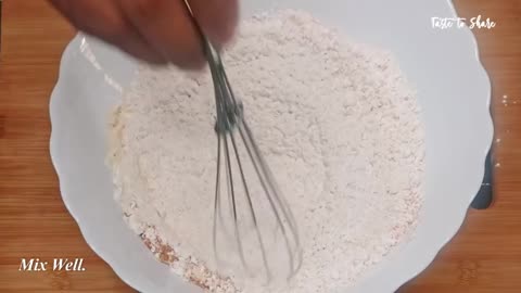 Use A Whisk To Mix The Seasoning And Flour Until Smooth